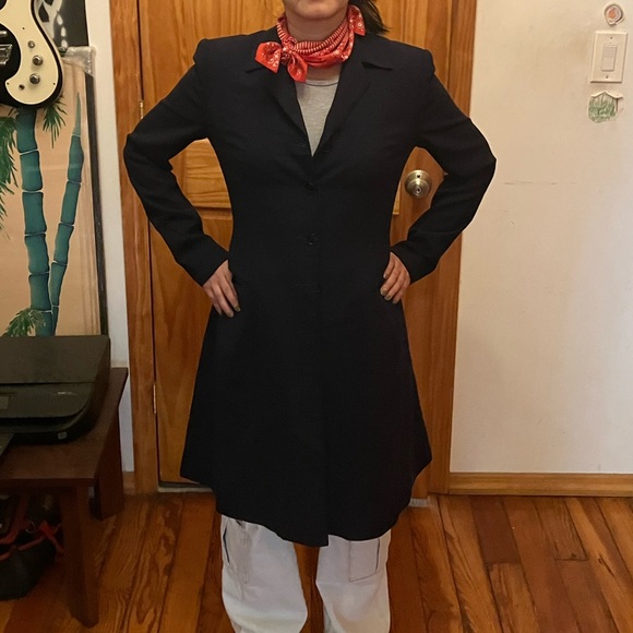 VTG Ralph Lauren BL Y2K Waistcoat SAMPLE - Picture 13 of 14